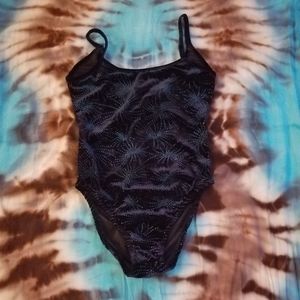 Velvet dance leotard